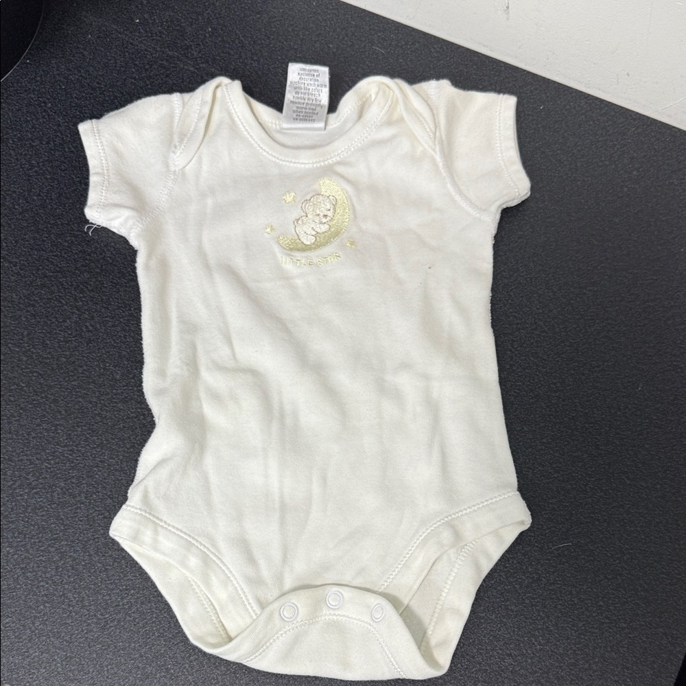 Cream Baby Onesie 90’s sprockets